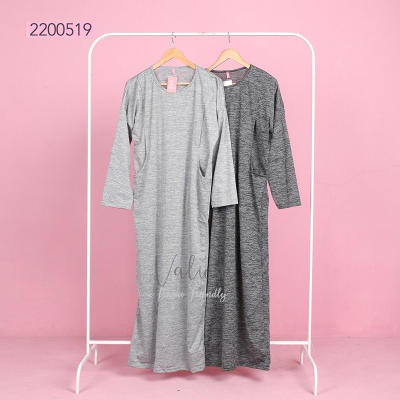 gamis polos // gamis grosir // gamis tanah abang // gamis busui friendly bajugocap