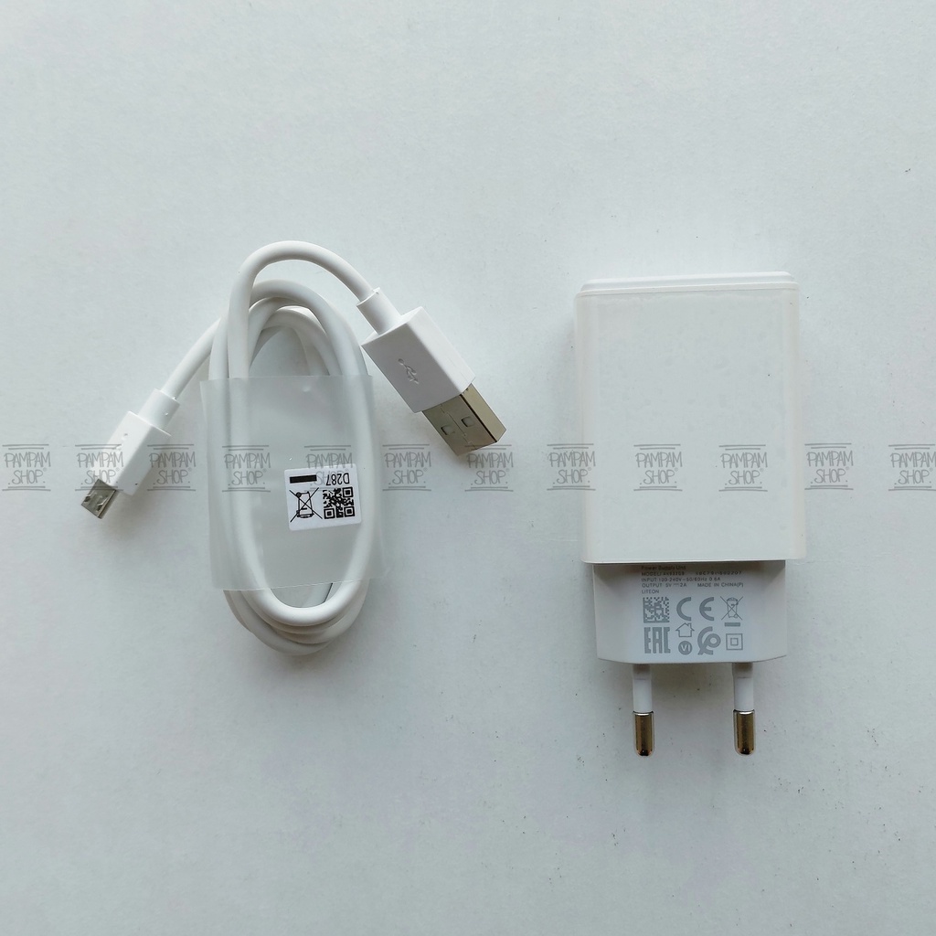 Travel Charger Oppo Colokan Indonesia 2A Original AK933 Micro USB F3 F5 A57 F1 A53 A59 Fast Charging