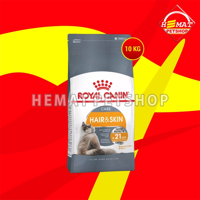 Makanan Kucing Royal Canin Hair &amp; Skin 10 kg / Hair and Skin 10kg