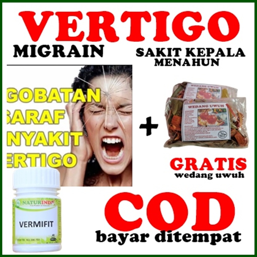 Jual Obat Herbal Sakit Kepala Menahun Vertigo Migrain Nutrisi Saraf