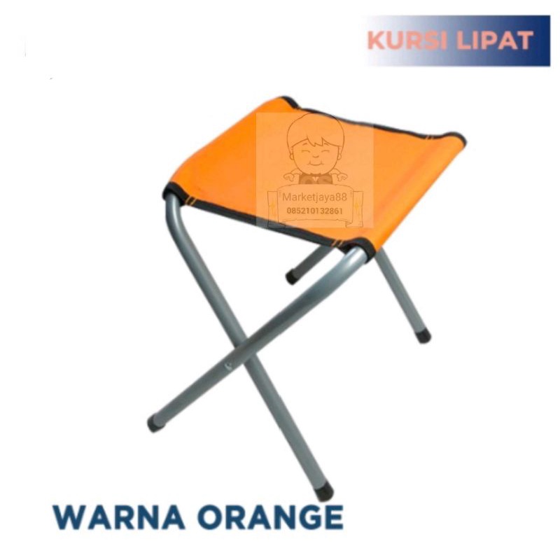 Ready KURSI LIPAT Bangku Memancing Piknik Camping Hiking Outdoor Fishing Mini Chair Serbaguna