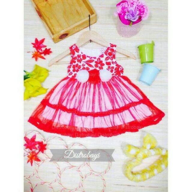 BPL 1031 Dress Bayi Lucu Prili