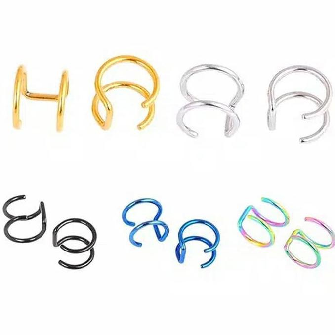 Hot Ee0110 - Earrings / Giwang / Anting Jepit Tanpa Tindik