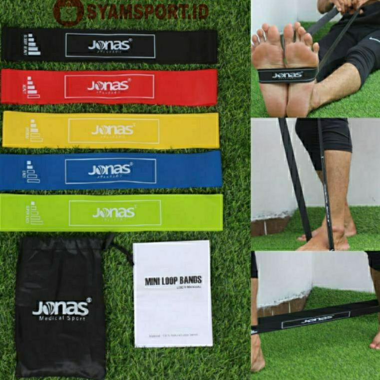 KBA.26Au22ᵂ ▪ Karet Olahraga Elastis/ Resistanceband Jonas / Karet Olahraga Paha/Karet Olahraga Kaki