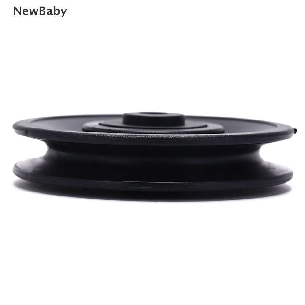 Newbaby 1pc Roda Katrol Diameter 90mm Warna Hitam Untuk Peralatan gym