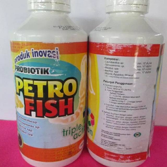 Probiotik perikanan petrofish lele mujaer gurami nila