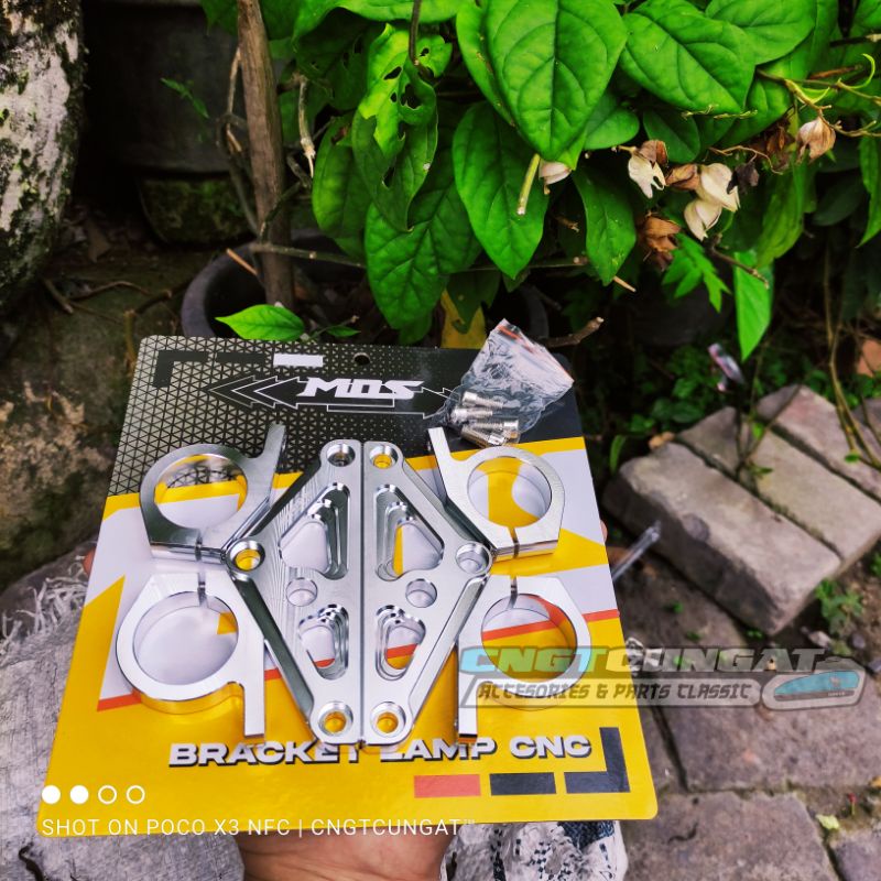 pangkon lampu cnc kupingan lampu cnc pnp ninja gl mp tiger