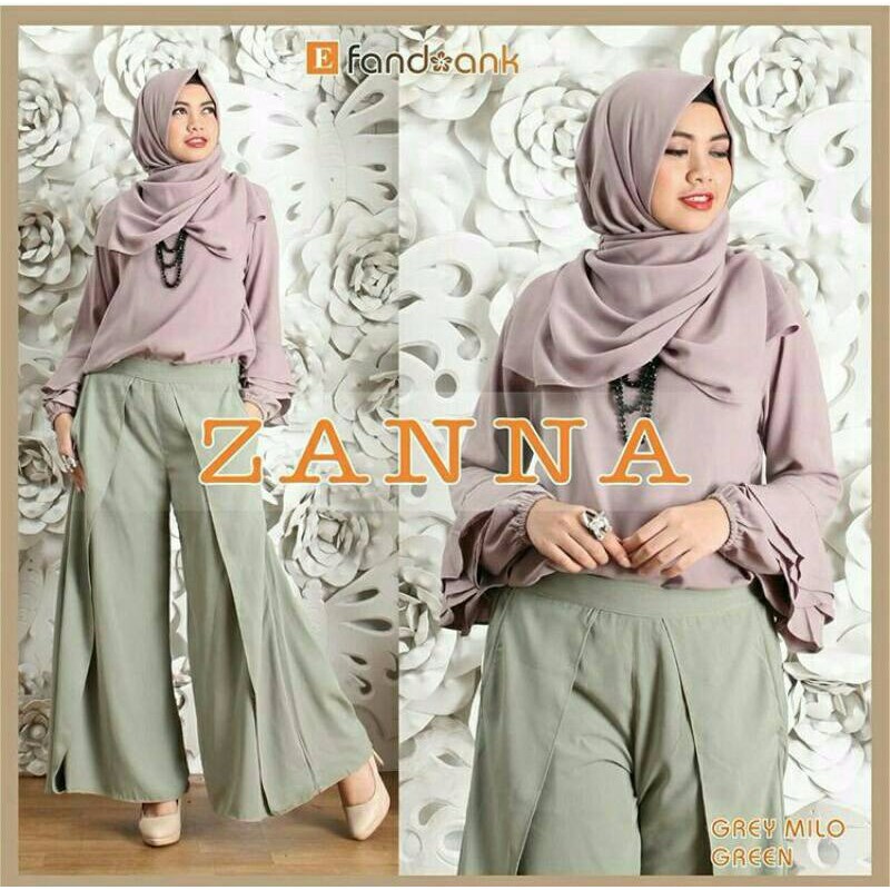 EXLUSIVE Hijab Set 3in1 Kulot ZANNA Milo