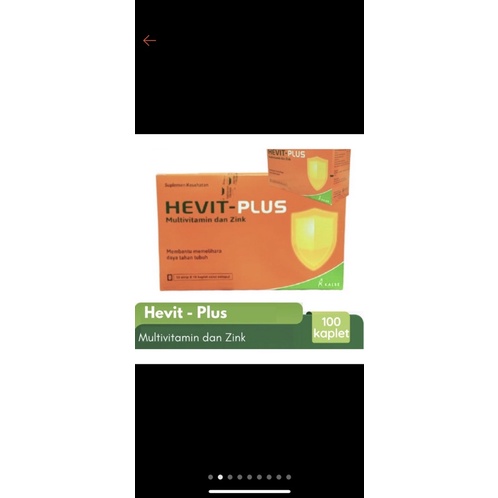 hevit c plus vitamin c dan zinc