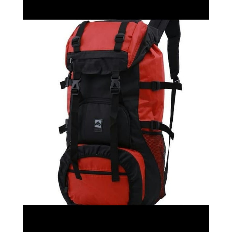 Tas ransel murah+rain coat / tas carrier murah / tas gunung murah / tas travel murah FBO5505