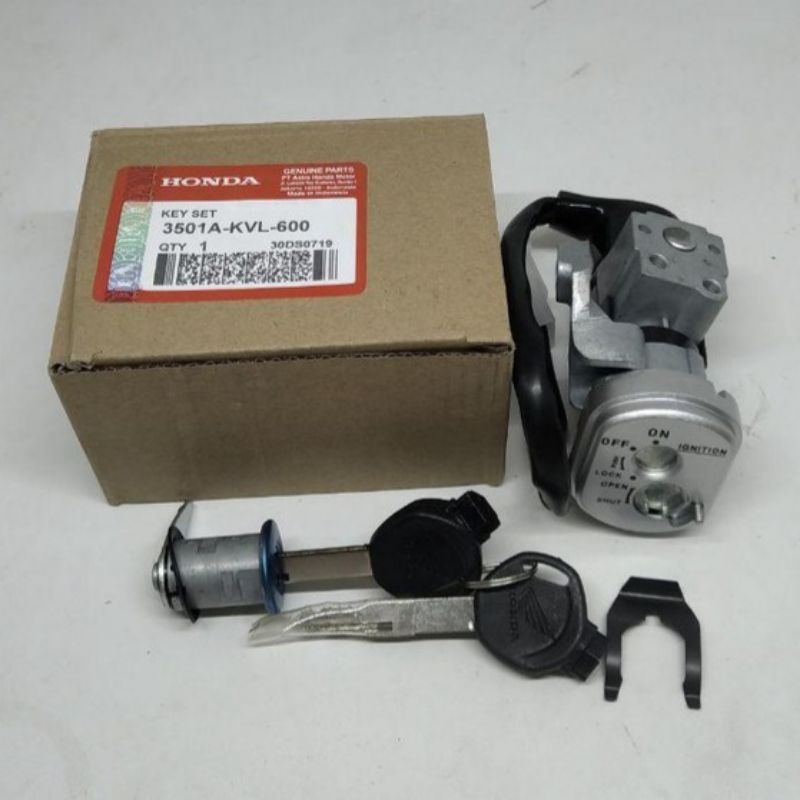 Kunci kontak set + kunci jok supra x 125 karbu KTM/KVL
