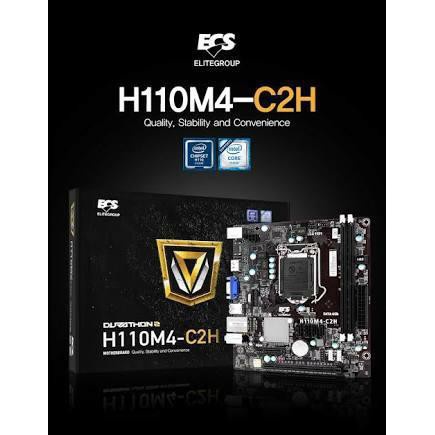 Motherboard ECS H110M4-C2H (LGA1151, Intel H110, DDR4) - Mainboard