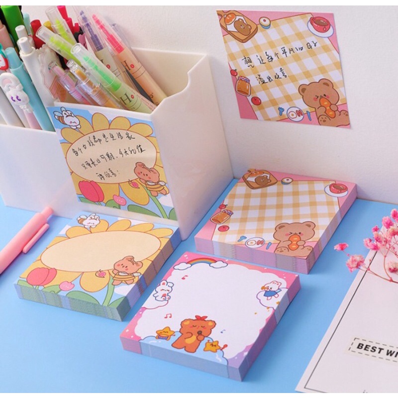 

[TKOEN82]Stocky note motiv lucu 80 lembar