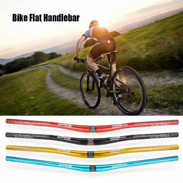 Handlebar stang mtb flat bar 780mm alloy Wake new