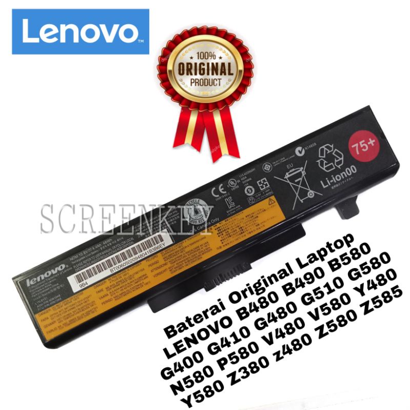 Baterai Original Laptop LENOVO B480 B490 B580 G400 G410 G480 G510 G580 L11L6Y01 L11M6Y01 L11L6R01