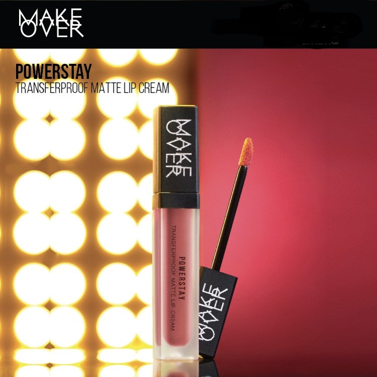 MAKE OVER Powerstay Transferproof Matte Lip Cream 7gr Makeover (VIC)