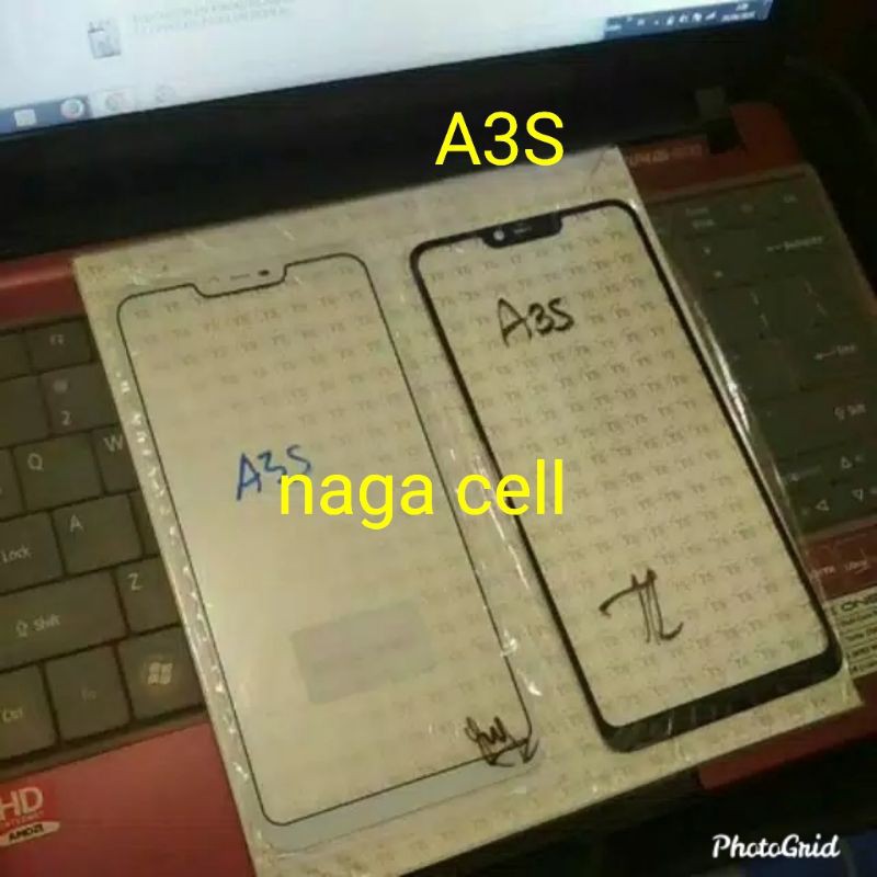 kaca lcd oppo A3S/ kaca touchscreen oppo A3S/ pelindung lcd oppo A3S