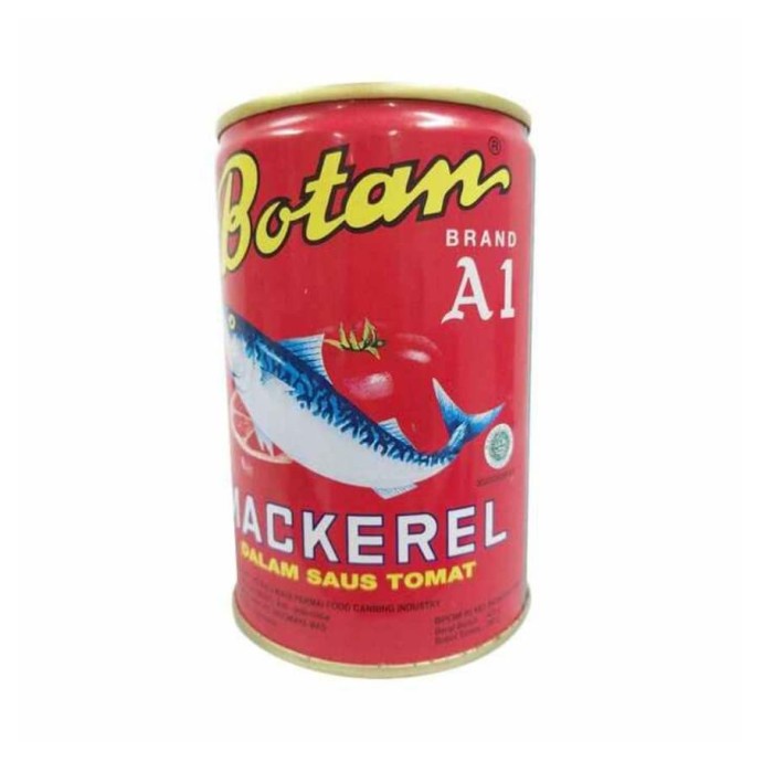 

f0fjhubfe00 Botan Mackarel Makanan Kaleng 155Gr DsGk