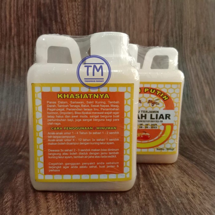 

Madu Putih Asli Sumbawa Kemasan Jirigen 500gr Madu Sumbawa