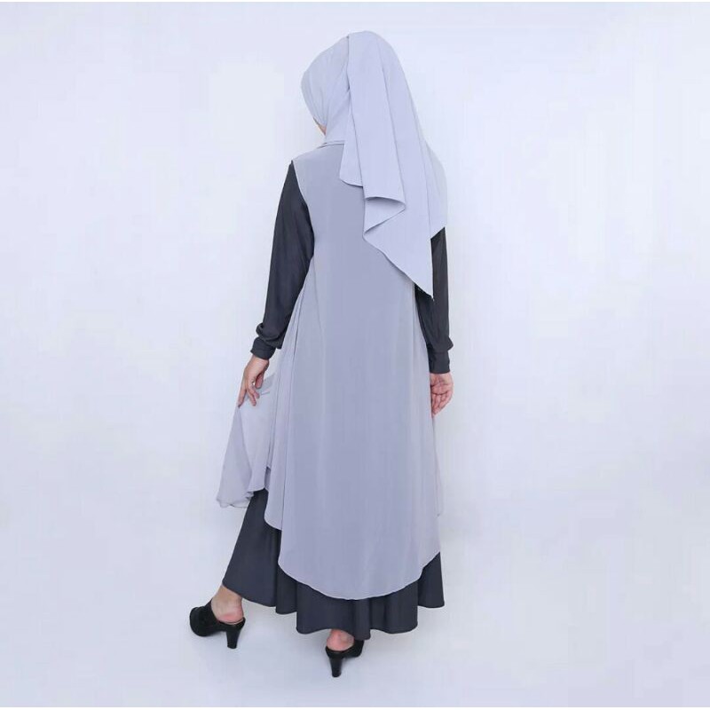 Gamis wanita Busana muslim wanita Abu premium gamis wanita gamis modern modis