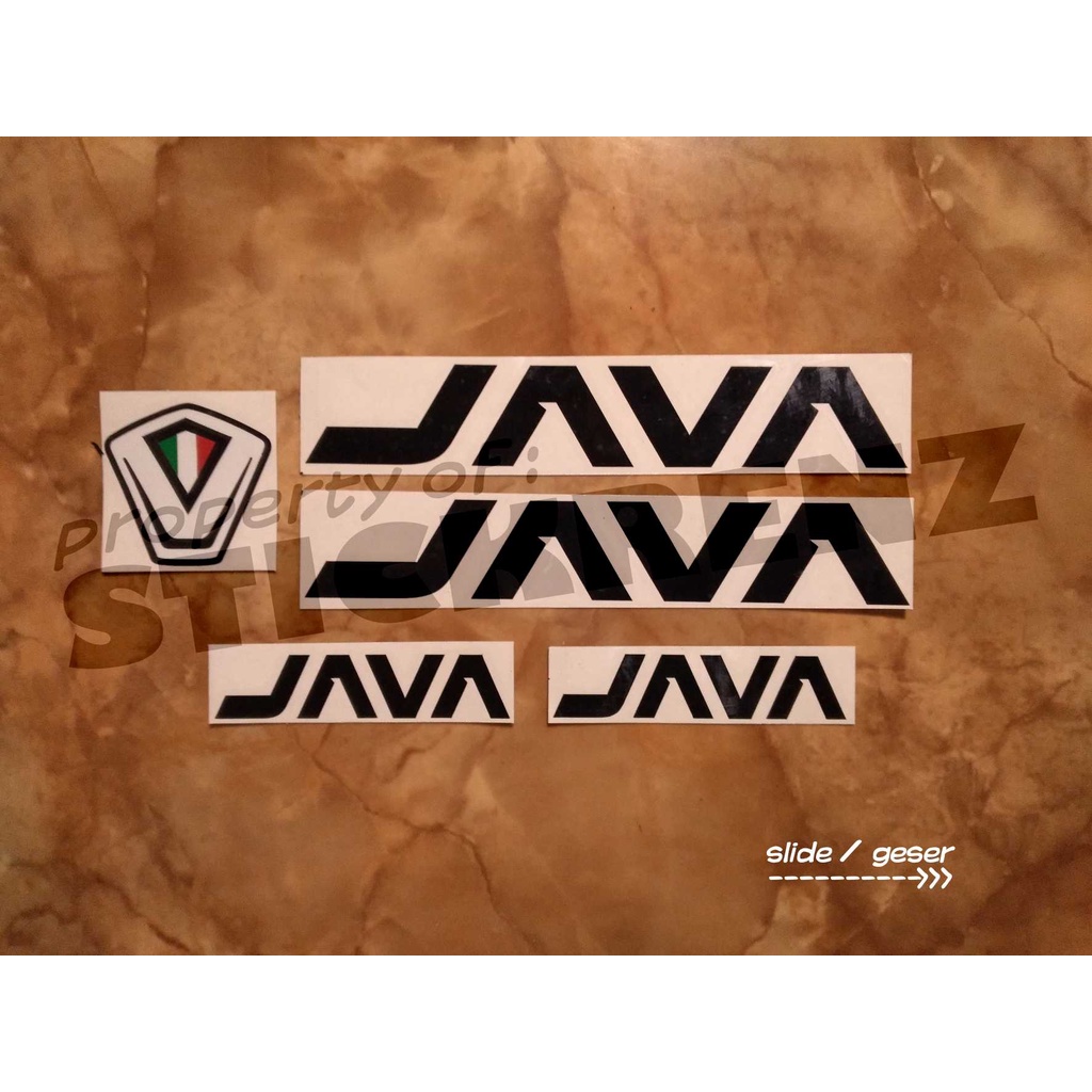 Cutting Sticker Stiker Frame Sepeda Roadbike MTB Java 01 Custom
