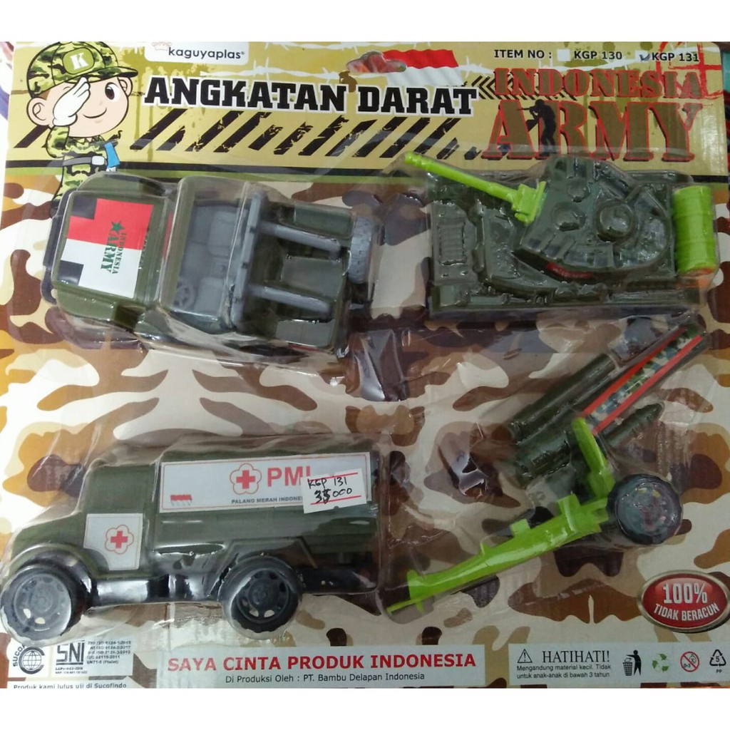 Mainan Mobil-mobilan TNI Angkatan Darat Army KGP130 /131