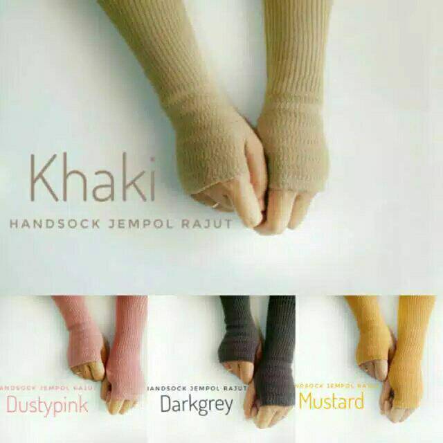 HANDSOCK JEMPOL RAJUT 2 in 1
