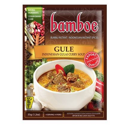 Bumbu gule instan bamboe 35 Gr Halal