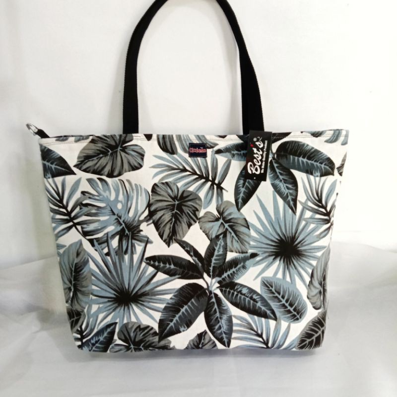 Pesanan Tote bag jumbo Tas Tote kanvas motif