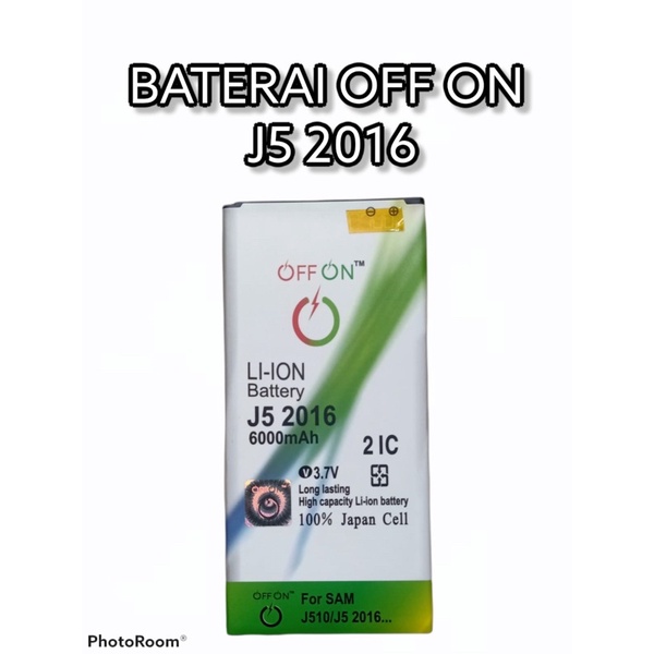 samsung j510 j5 2016 baterai offon double power 2ic long lasting power