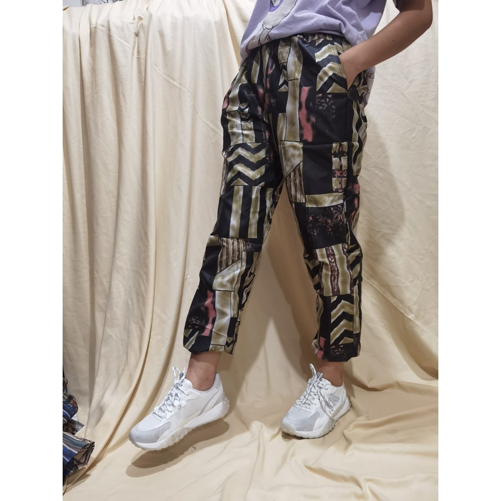 GS - Patterns Pant//Celana Terbaru Wanita