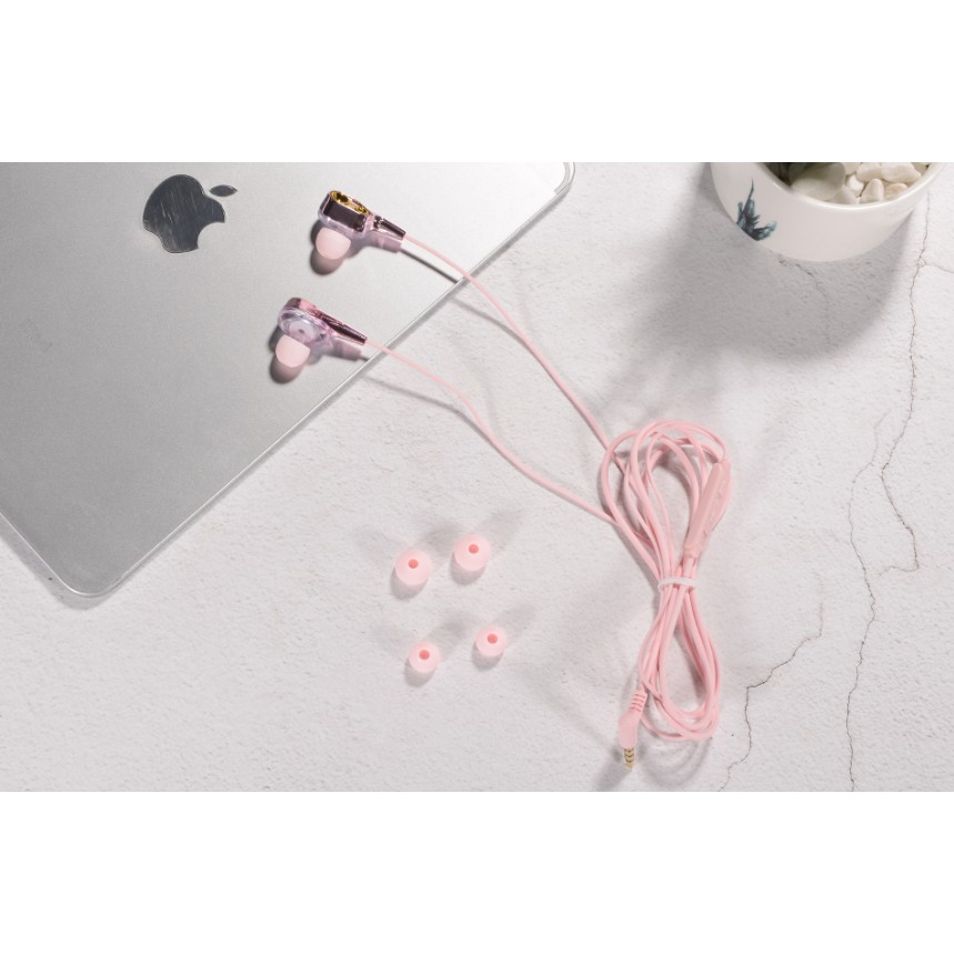 [WE-225] Headset Earphone METALIC Polos / Earphone METALIC Cool Keren Simple Warna Polos