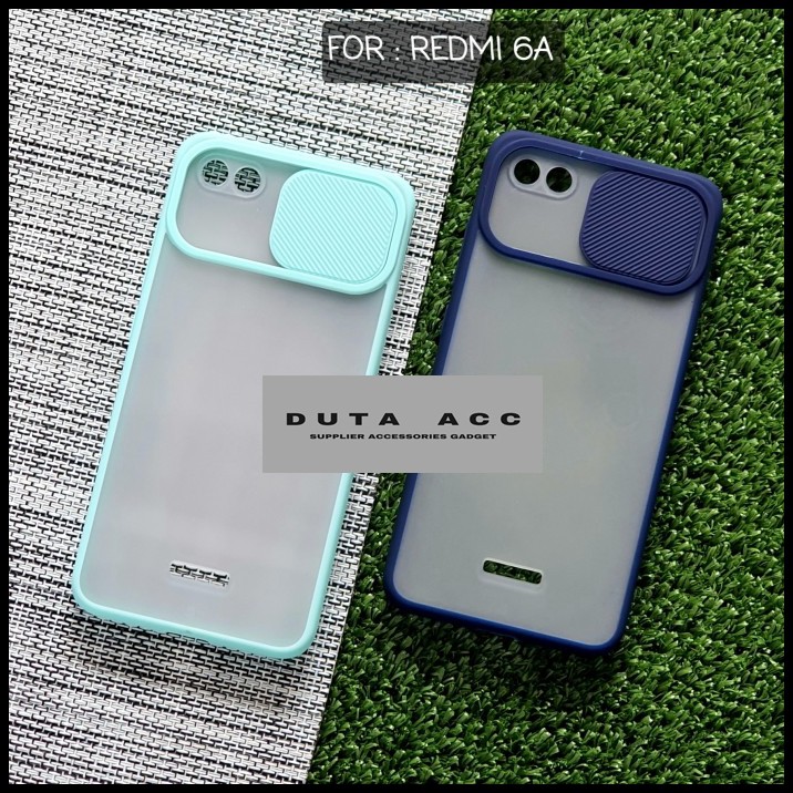 XIAOMI REDMI 6A SOFT CASE MATTE CAMERA SLIDING SLIDE PROTECTOR CASING SILIKON