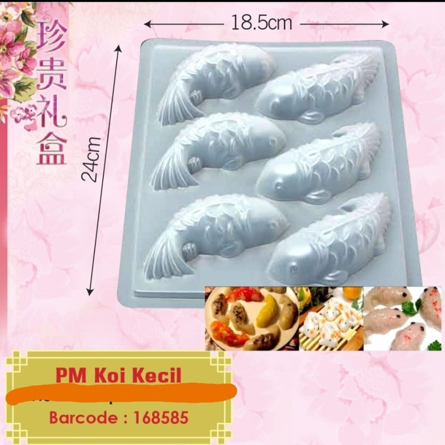 Cetakan Ikan Koi Kue Keranjang Bakul Puding Jelly Agar Kue Kecil