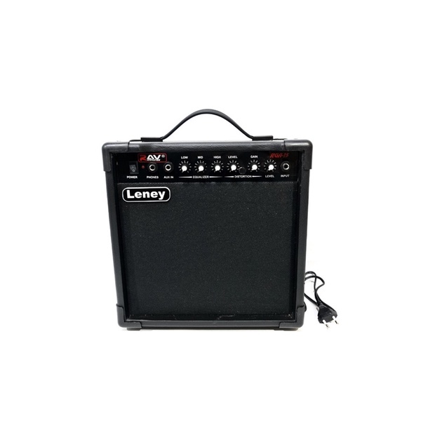 Ampli Gitar dan Bass Akustik Elektrik Merk Leney Ukuran 8 Inc Ada Distorsi Amply Amplifier