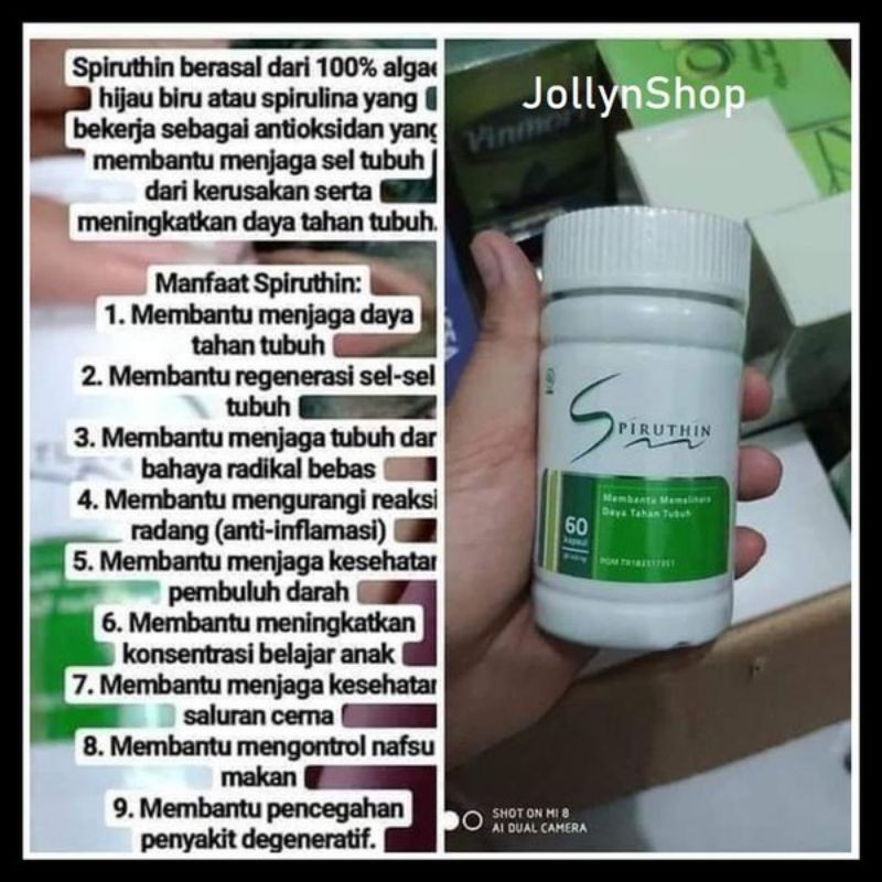 Spirulina/spirutin HWI(bisa untuk masker dan lainnya)