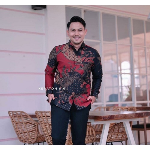 SANJAYA Kemeja Batik Premium Bahan Katun Sragenan Lapis Furing