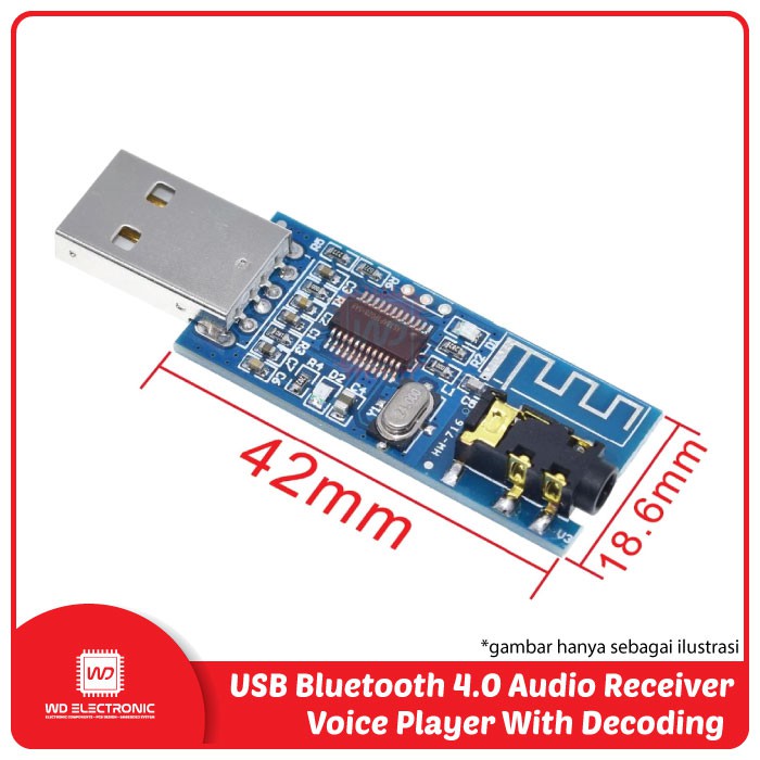 XH-M226 USB Bluetooth 4.0 Audio Receiver Wireless Module with decoding