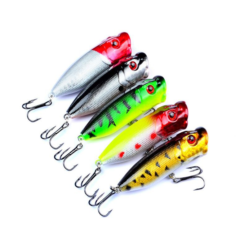 Umpan pancing popper topwater  11gram 7,3cm lure hard bait impor proberos