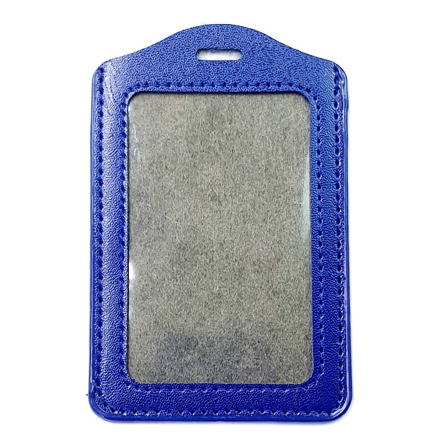 

card holder kulit imitasi potret frame id card kulit casing card kulit potret
