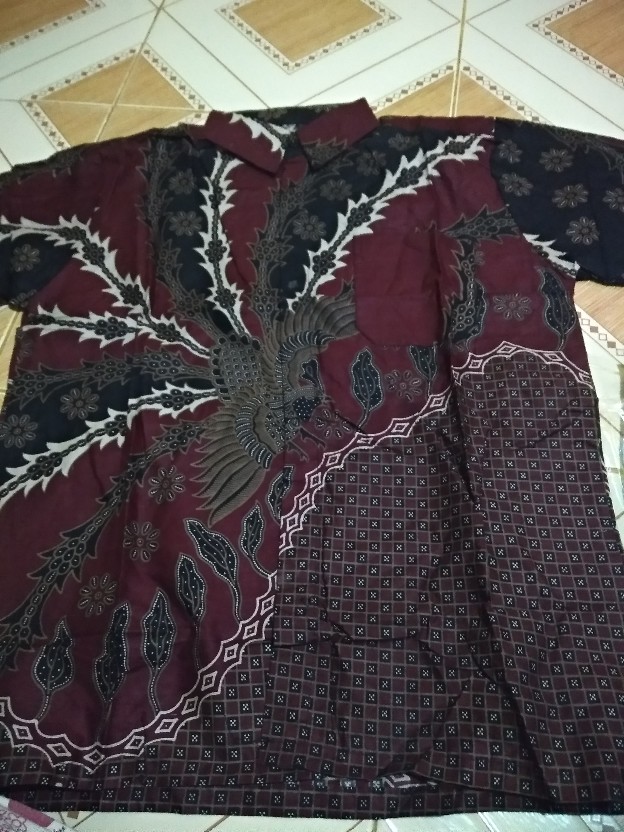 Size M L Xl Xxl Xxxl Bswart Batik Hrb026 Kenongo Hem Pendek Padi Pekalongan M L Xl Batik Pria Murah