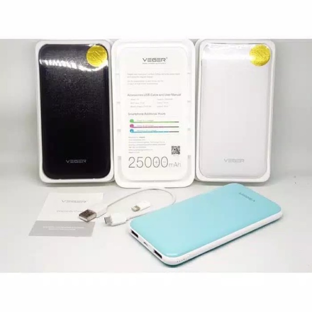 Powerbank Veger 25000 mah