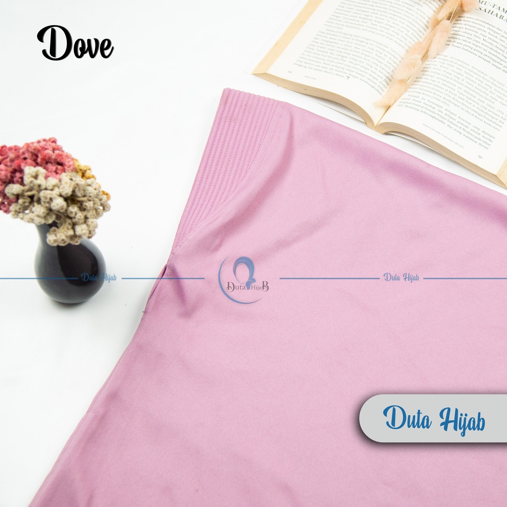 Jilbab instan / Hijab bergo maryam SIMPLE PAD JUMBO L murah (TANPA TALI)-Dove