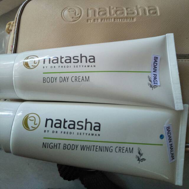Natasha skincare Paket hemat handbody pagi dan malam