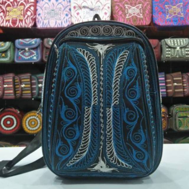 Tas Ransel Aceh Mini (S) / Tas Ransel Bordir / Tas Bordir Aceh