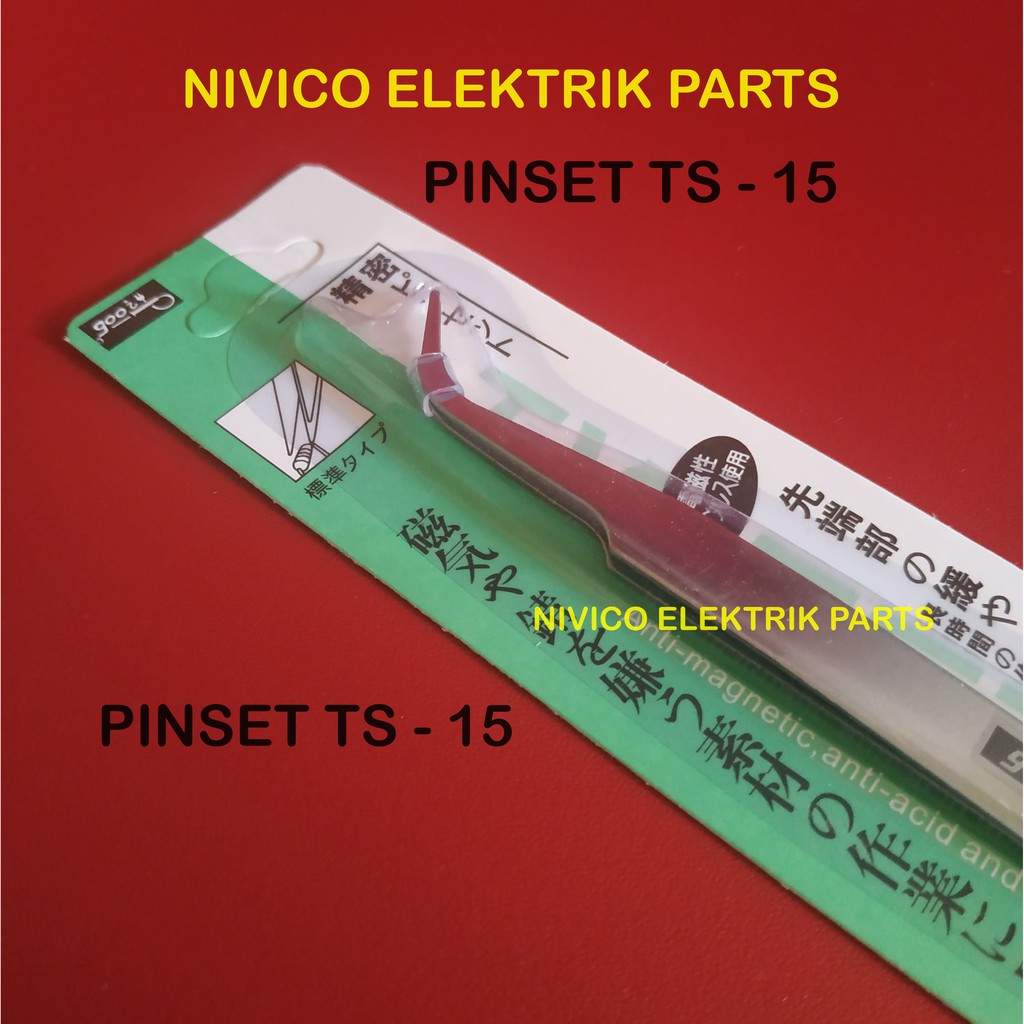 PINSET BENGKOK TS 15 GOOI / PINSET TS-15 BENGKOK / PINSET TS 15 / PINSET BENGKOK