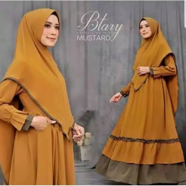 Btary syari baju gamis pakaian wanita dress fashion muslim