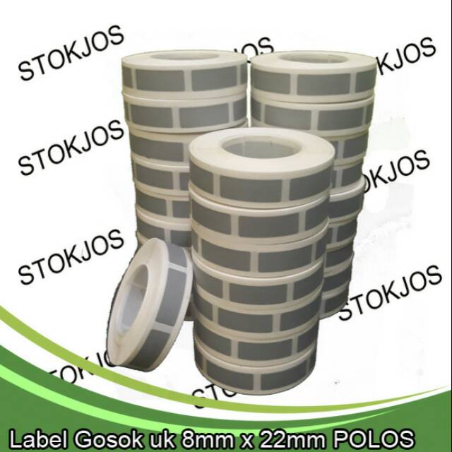 

Label Gosok Voucher ukuran 8 mmx 22 mm POLOS