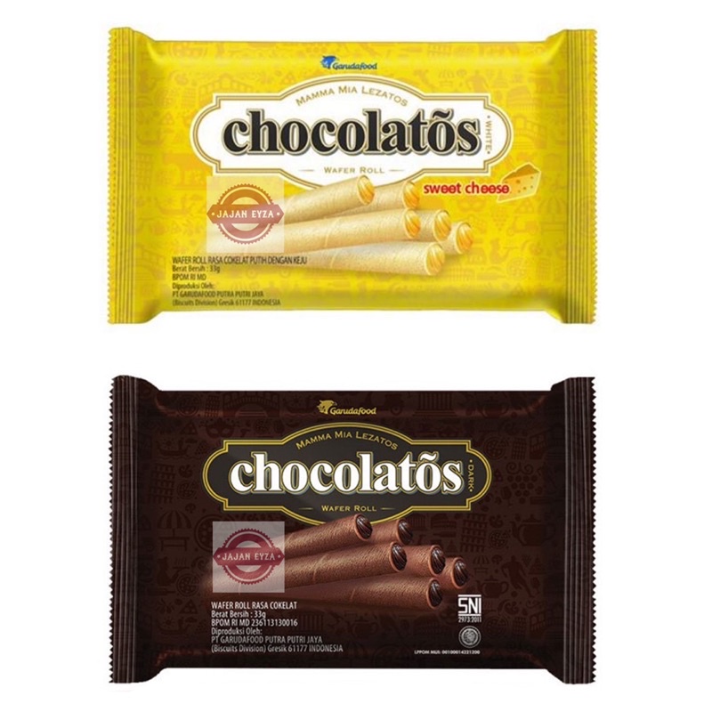 garudafood chocolatos keju 2000 X 10pcs chocolatos dark chocolatos cheese