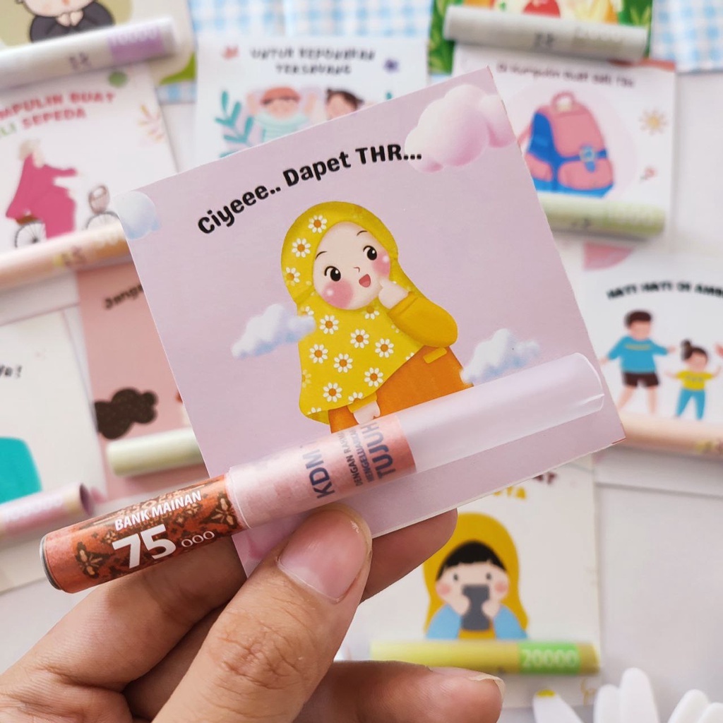 

Amplop lebaran karakter lucu / Amplop idul fitri